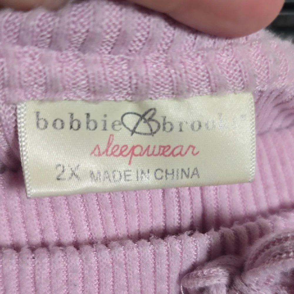 Bobbie Brooks Soft Pink Women's Pajama Set - Picture 3 of 6